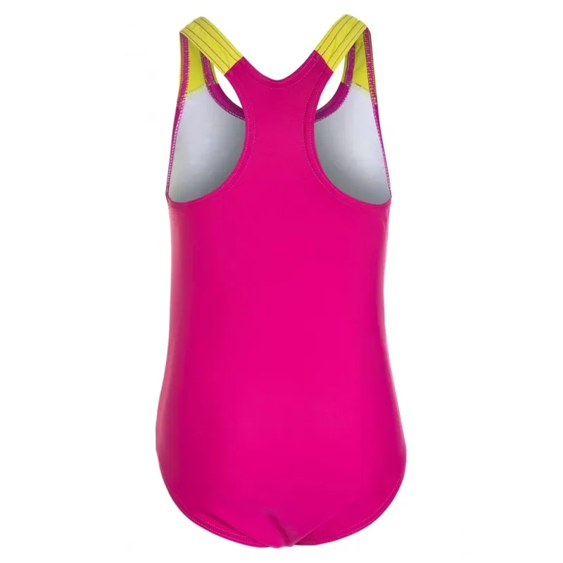 Speedo Girl's Starfizz Essential Applique One Piece Pink/Navy 9-12 mos-1